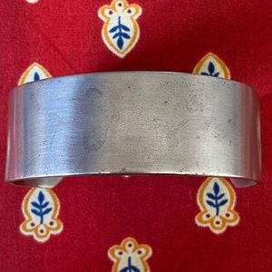 VTG I Colonial Pewter Boardman I Cuff Bracelet